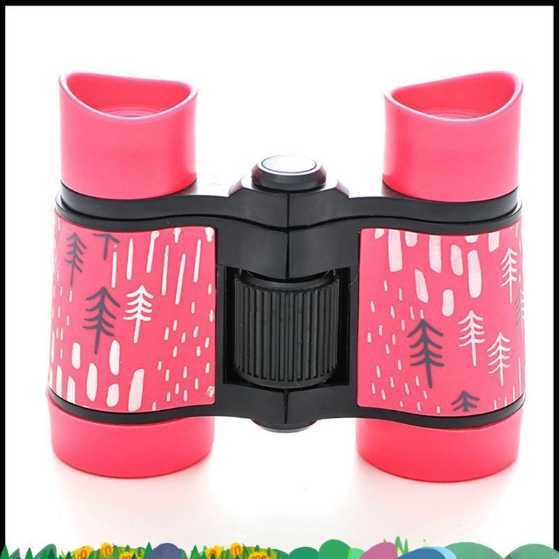 กล้องโทรทรรศน์สำหรับเด็ก 4×30 สียางจับAntiSkid ของขวัญยอดฮิตสำหรับการเล่นกลางแจ้ง