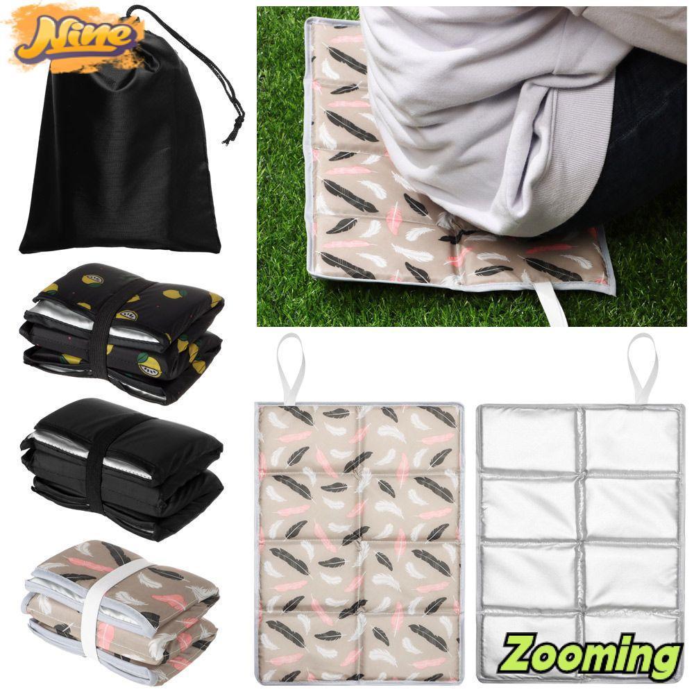 ซูมเสื่อตั้งแคมป์พับที่นั่งแบบพกพาโฟมเบาะบ้านโฟมนั่ง เบาะ