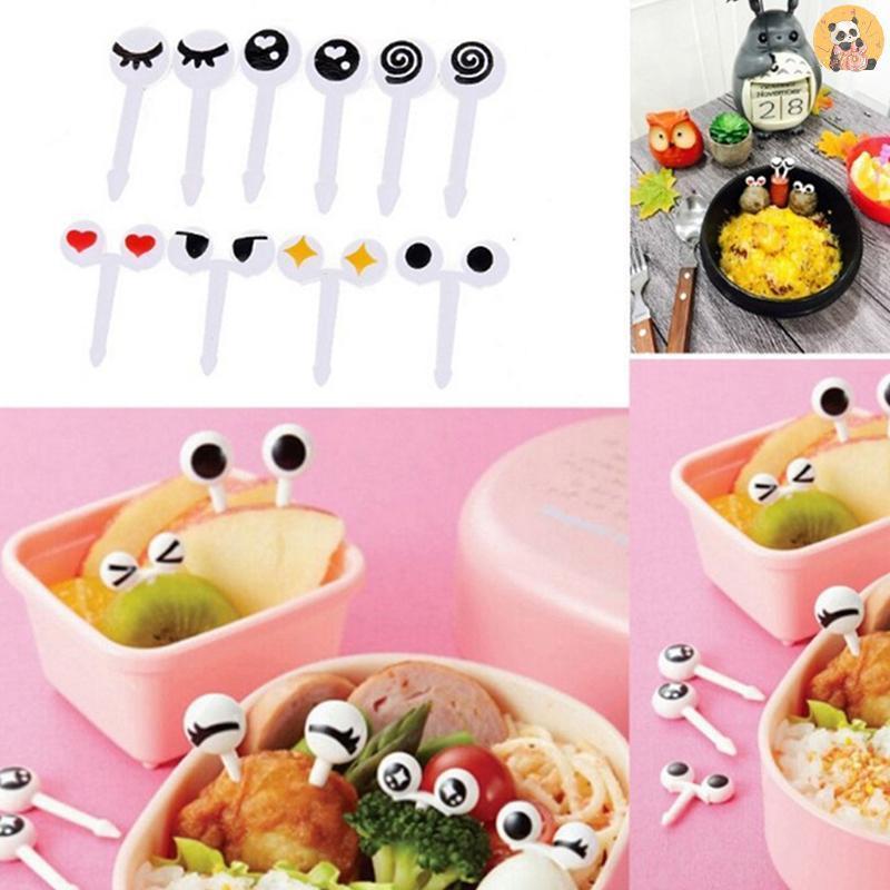 ไม้จิ้มน้าตาลสำหรับเด็ก ออกแบบการ์ตูน ใช้ได้กับบังโตและอาหารว่าง