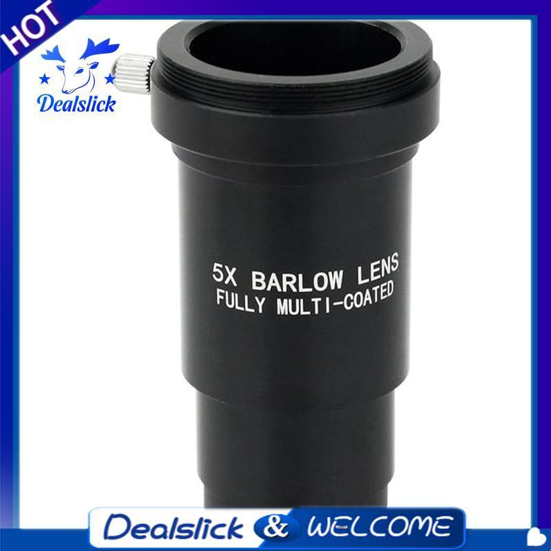 เลนส์ Barlow ขนาด 125 นิ้ว สแตนเลสแบบ Achromatic สำหรับกล้องโทรทรรศน์ ขยายภาพถึง 3 เท่า