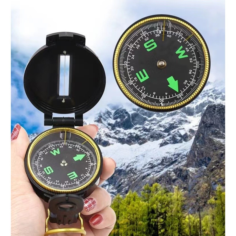เข็มทิศพลาสติก อเนกประสงค์ สาหรับเอาตัวรอด ผจญภัย ผจญภัย