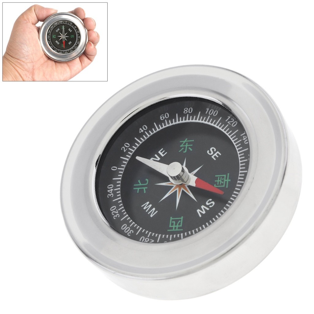 เข็มทิศโลหะสแตนเลส 60 มม สาหรับทั้งกลางแจ้งและบ้านแข็งแรง