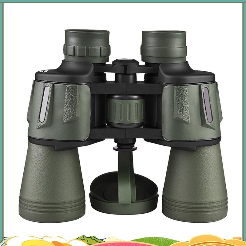 กล้องส่องทางไกล 20x50 ซูม ความละเอียดสูง เหมาะสำหรับการตั้งแคมป์และท่องเที่ยว ใช้งานง่าย สีเขียว