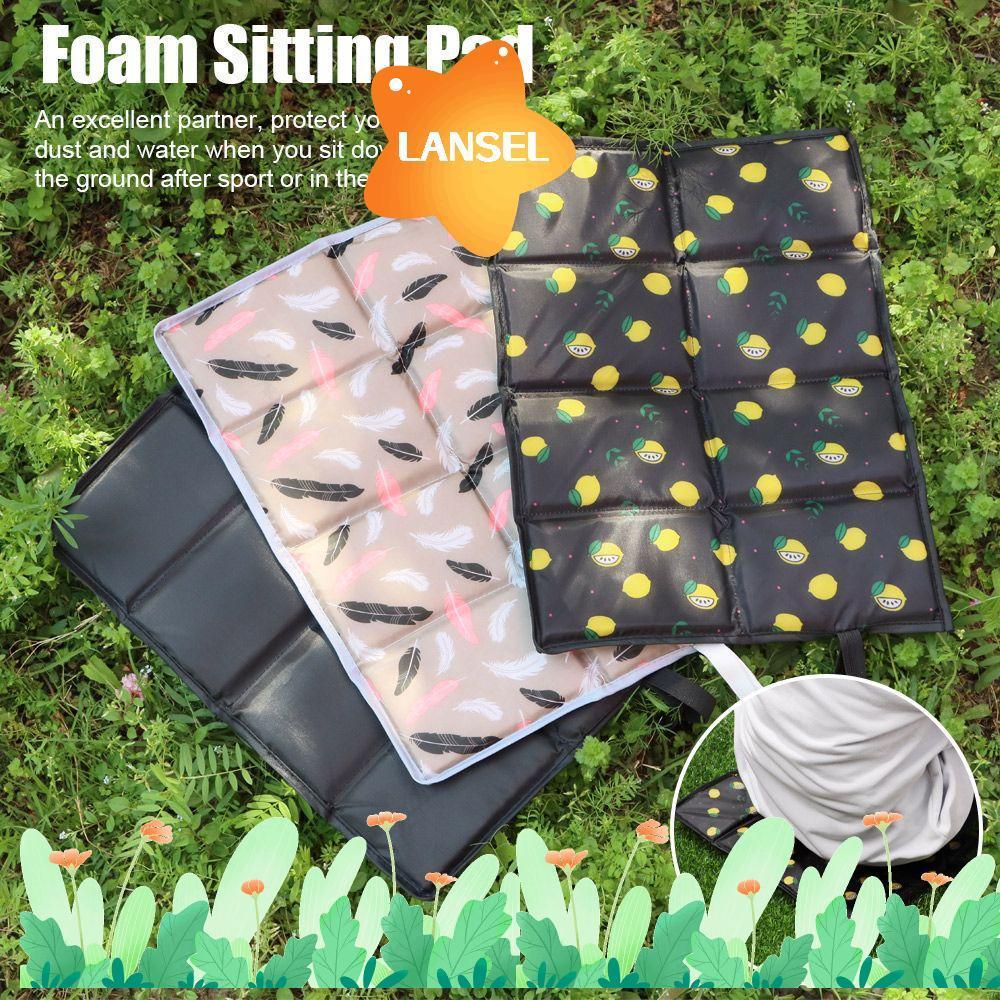 แลนเซล เสื่อพับสำหรับแคมป์น้ำหนักเบาที่มีความกันน้า ใช้ได้ทั้งในบ้านและนอกบ้าน