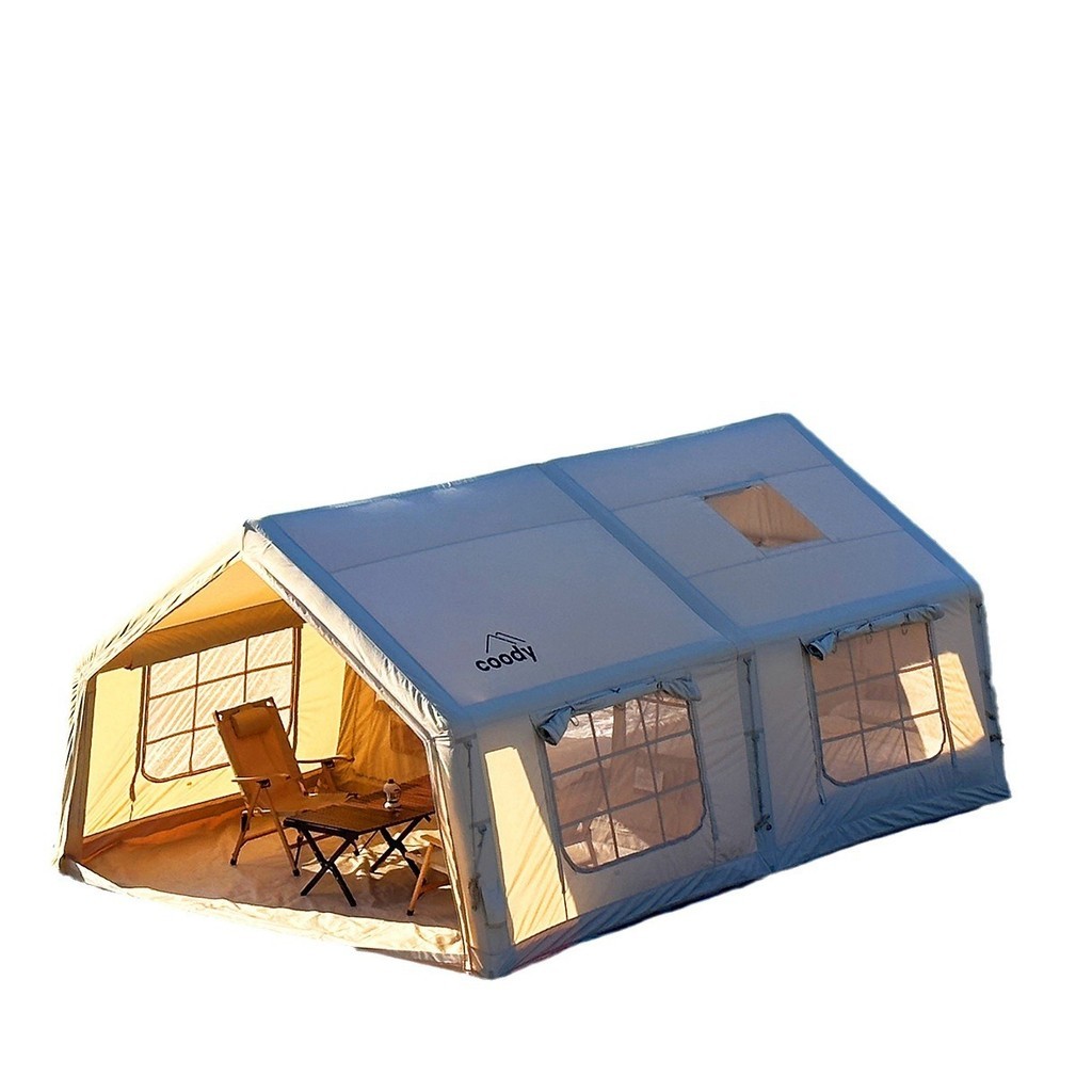 เต็นท์กลางแจ้ง Junxin Coody172 สำหรับ 58 คน แบบอินเฟียเบิล พื้นที่ใช้งานกว้างขวาง สะดวกในการพักแรมและปิกนิก