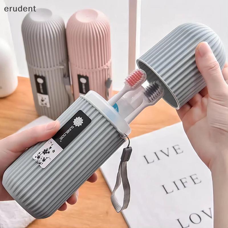 Erudent แปรงสีฟันพกพาสำหรับเดินทาง พร้อมเคสป้องกัน ใหม่