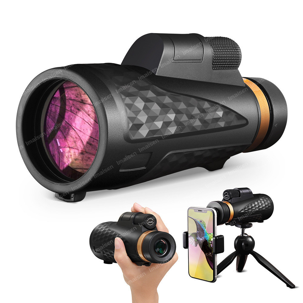 ใหม่ขนาดใหญ่Caliberโทรศัพท์มือถือเฉพาะกล้องโทรทรรศน์ภายนอก 14×60 HD ขนาดใหญ่Caliber 50 มมตาข้างเดียว
