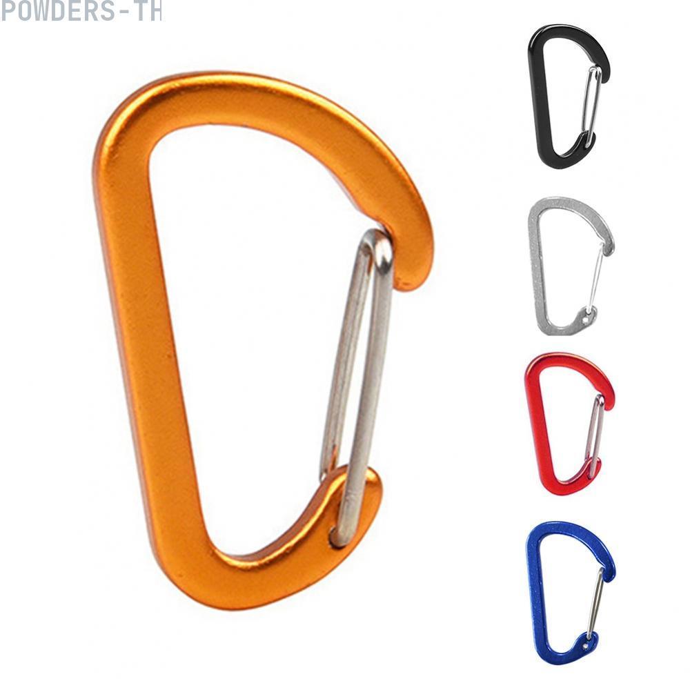 POWECarabiner Stainless Mini Outdoor Climbing 40x25x4mm Keychain High Quality