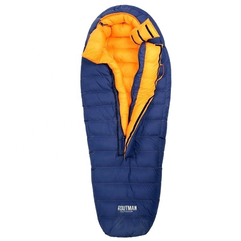 Routman 187KG RS400 Goose Down Outdoor Bondage Snow Mountain ถุงนอนตั้งแคมป์มืออาชีพ