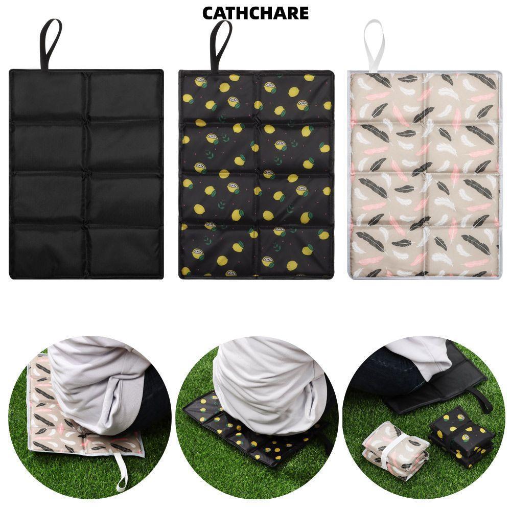 CATHCHARE294 เสื่อตั้งแคมป์พับเบาะบ้านน้าหนักเบาที่นั่งโฟมโฟมแผ่นนั่ง