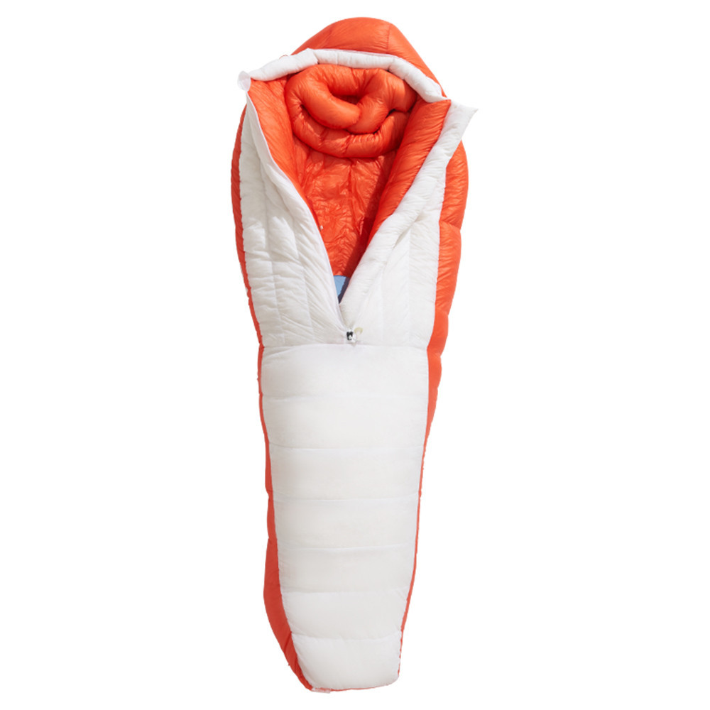 Mobi Garden Cambrian 400G Ultralight Outdoor Camping Gear สีขาว Goose Down Mummy สไตล์ถุงนอน 0ค เรทกับผ้าโคลอน