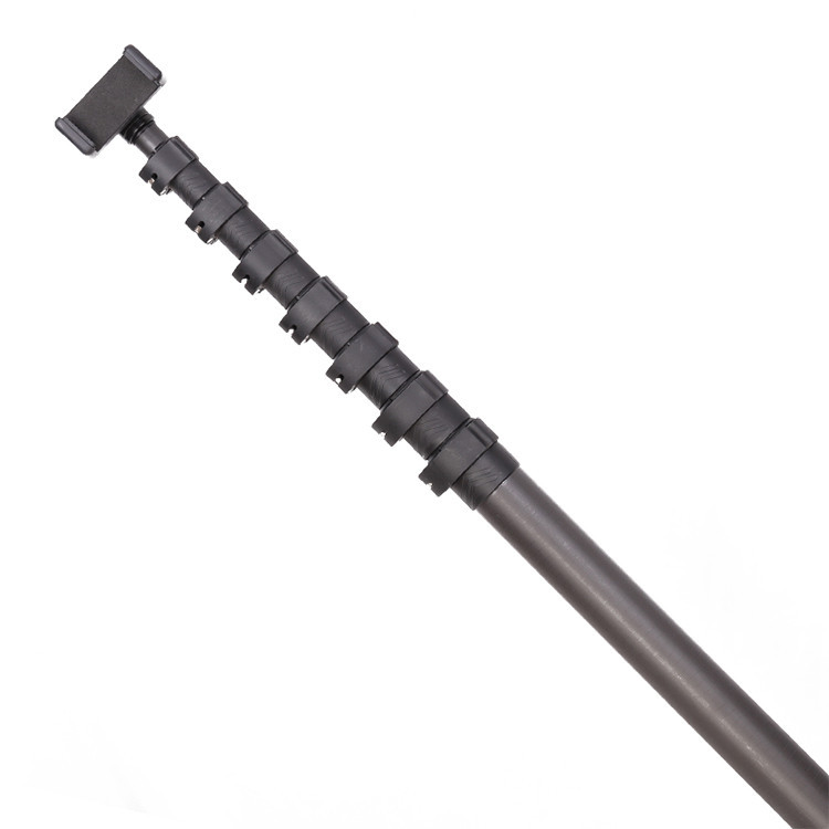 กล้องส่องทางไกลคาร์บไฟเบอร์สำหรับการเดินป่า หมุนและปรับได้ถึง 12 เมตร