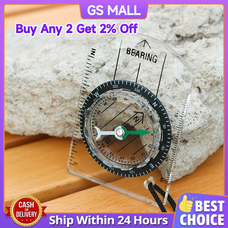 เข็มทิศเดินป่า ซิลวา มีไม้บรรทัด เข็มทิศสำหรับเขรยนแผนที่ ความแม่นยำสูง เข็มทิศทหาร ความแม่นยำสูง