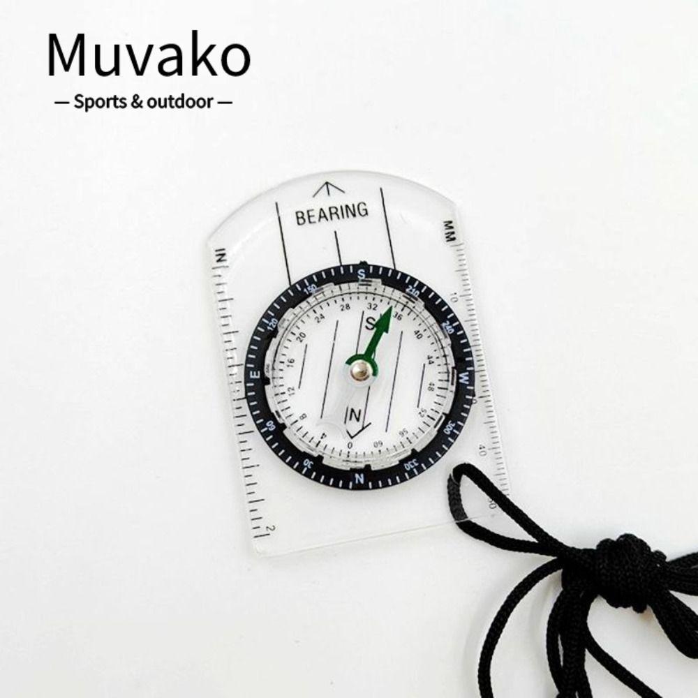 เข็มทิศมิวโก ใช้งานได้ทนทานและเหมาะสำหรับการทำแผนที่ พกพาสะดวกสำหรับเดินป่าสำรวจกลางแจ้ง