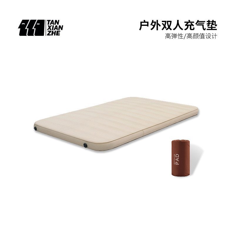 กลางแจ้งสารวจคู่ฟองน้าเตียงหนาพักกลางวันเสื่อนอนตั้งแคมป์อัตโนมัติเต็นท์เสื่อเดียวเสื่อปิกนิกเสื่อพอง QZXH