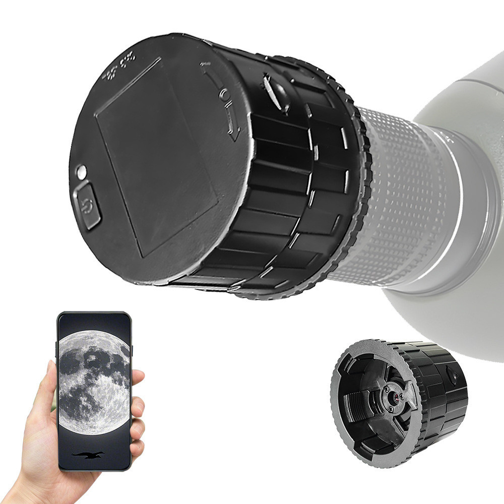 ใหม่ร้อนขาย ความละเอียดสูง ไร้สาย อินเตอร์เน็ตไร้สาย โทรศัพท์มือถือกล้องโทรทรรศน์ช่องมองภาพอิเล็กทรอนิกส์ที่มีจุดร้อนสามารถใส่การ์ดตาข้างเดียว