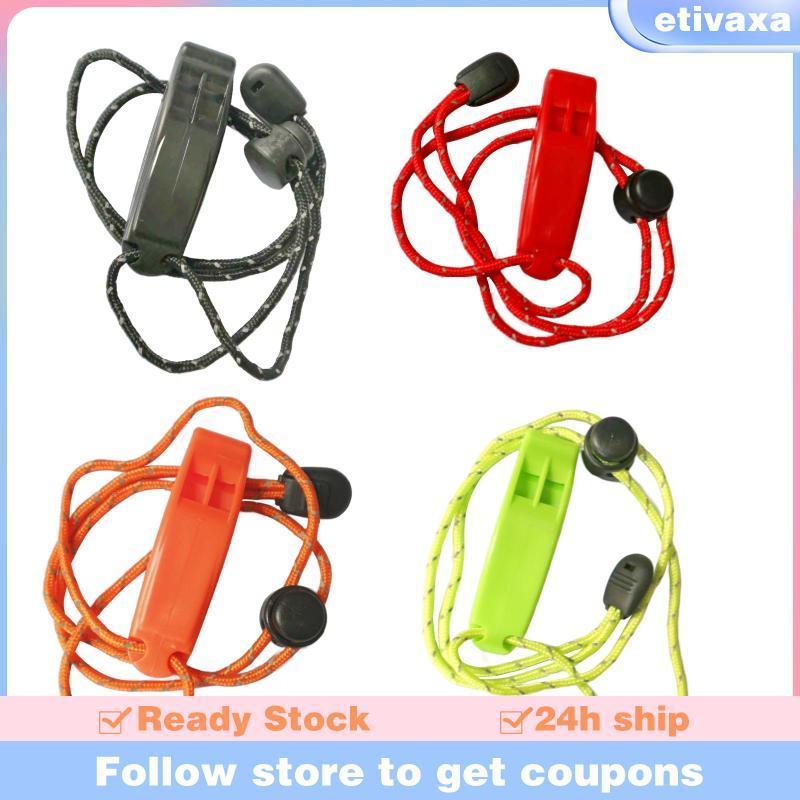 Etivaxa พวงกุญแจนกหวีด เชือกด้ายนุ่มเบา มีไฟเรืองแสง