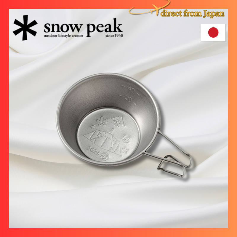 Snow Peak Titanium Mini Sherpa CupYukimine Festival 2024 Autumn Limited FES381Direct from japan