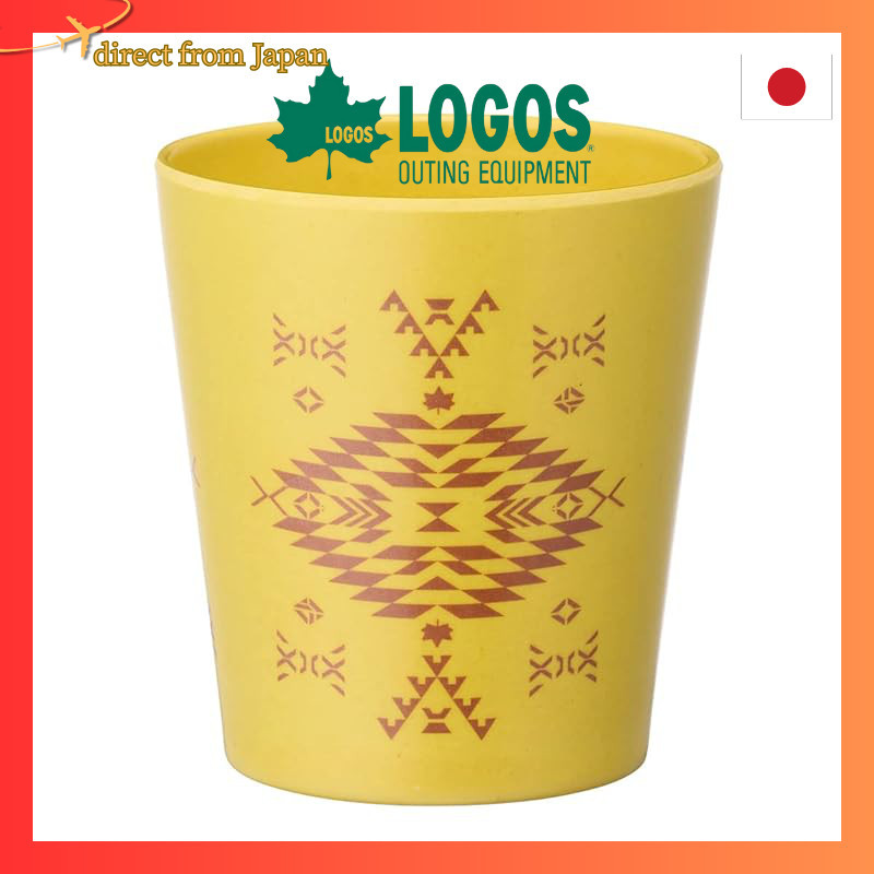 LOGOS ECO TAKE Cup LOGOS LAND 81284812 Yellow Size Diameter 8 cm Height 88 cmDirect from japan