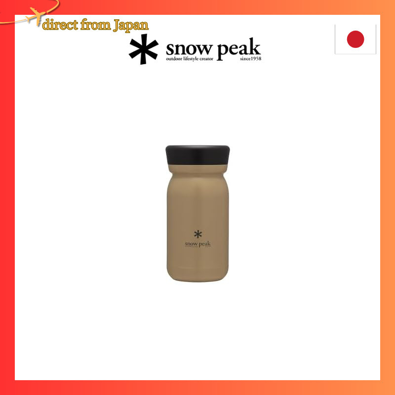 Snow Peak Stainless Steel Vacuum Bottle Type M350 Sand TW351SNDirect from japan