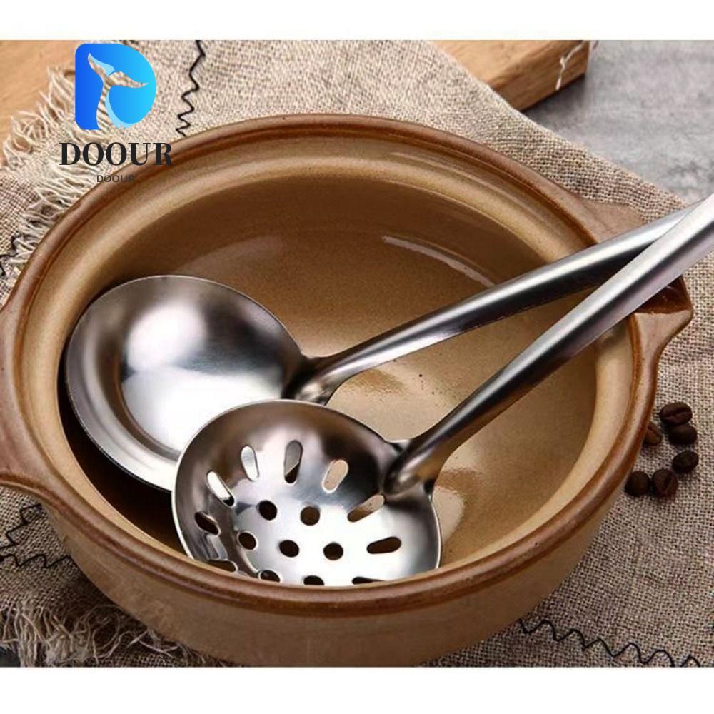 ชุดทัพพีและช้อนสแตนเลสสำหรับหม้อไฟ ขนาด 25527 ซม ใช้ในการทำอาหารและทนความร้อนได้ดี