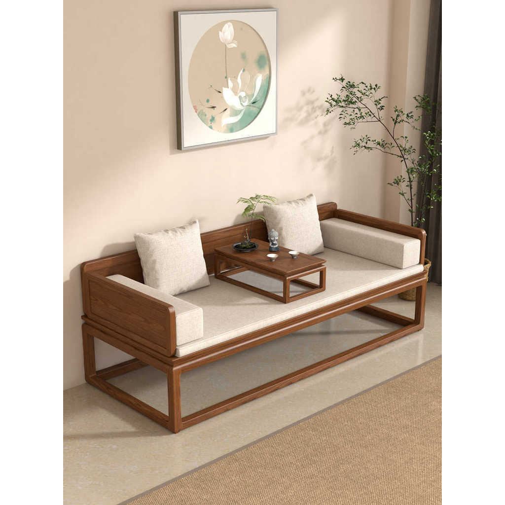 ชุดเฟอร์นิเจอร์สไตล์จีนเหนืออเมริกัน ไม้เนื้อแข็งสีขาว สำหรับห้องนอนขนาดเล็ก