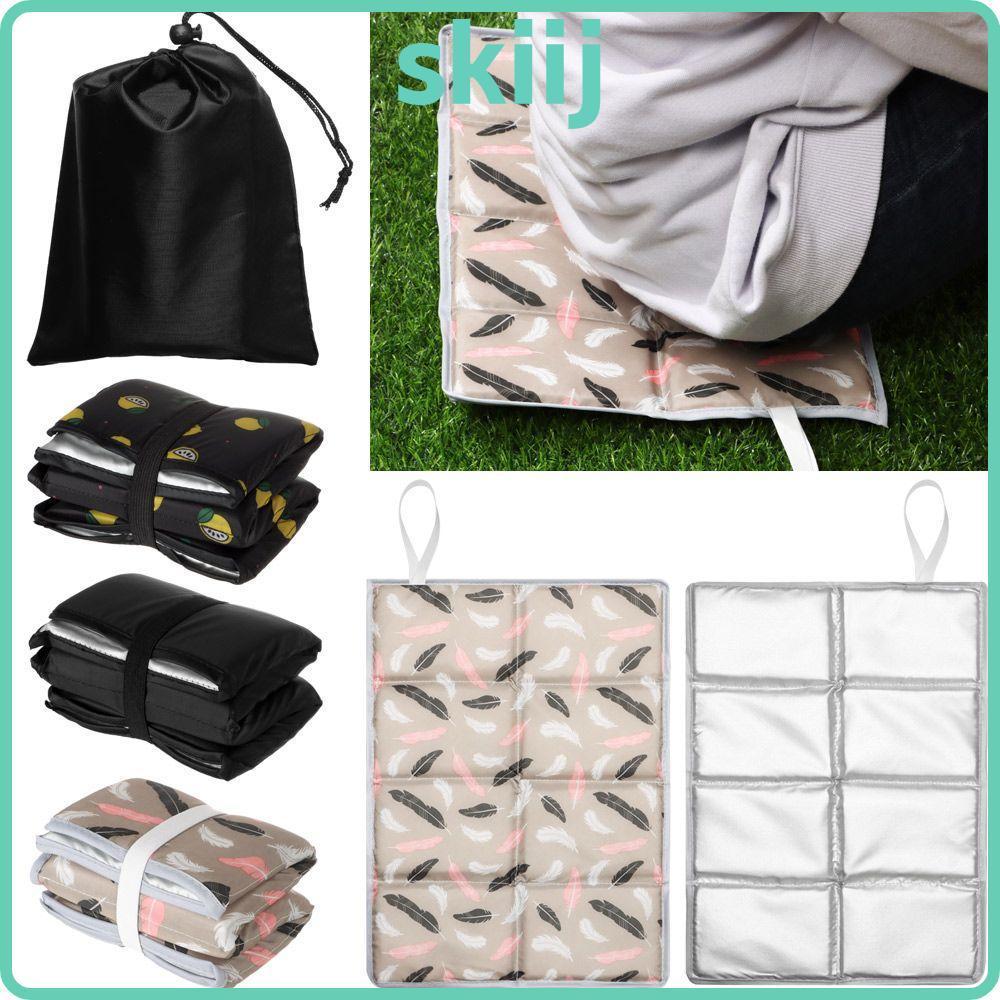 ที่นั่งปิกนิกเดินป่า ทำจากผ้าน้ำหนักเบา และโฟม สะดวกพกพา