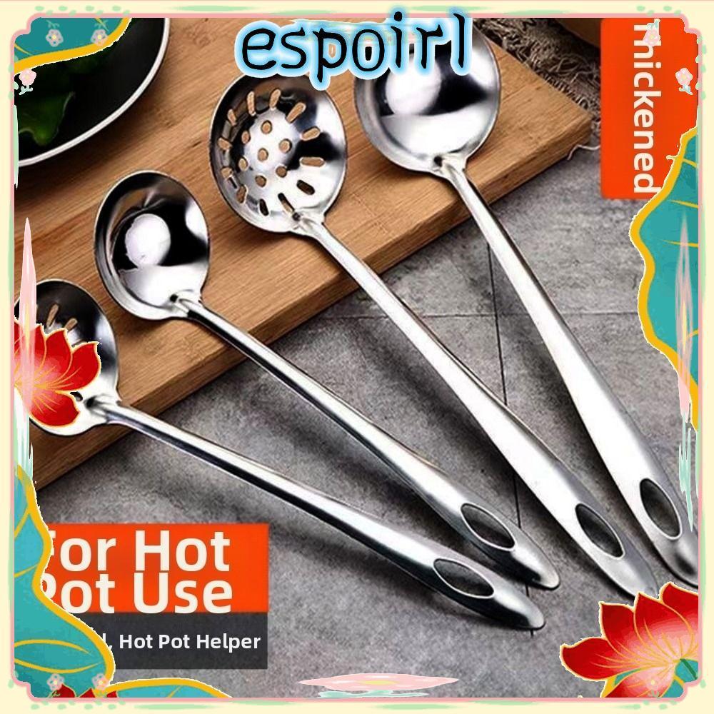 ชุดกระทบวและช้อนสแตนเลสหนาจากอีะร์ ขนาด 25527 เซนติเมตร ทนความร้อนดี เหมาะสำหรับการทำอาหารและเสิร์ฟซุป