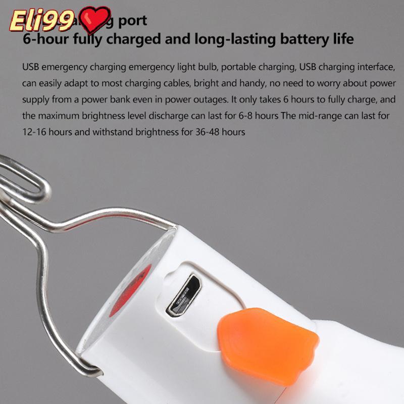 หลอดไฟ LED แบบชาร์จไฟได้204080100W USB ไฟตั้งแคมป์ไฟแขวนเต็นท์ทำงานแบบพกพาหลอดไฟฉุกเฉินสำหรับสวนกลางแจ้ง