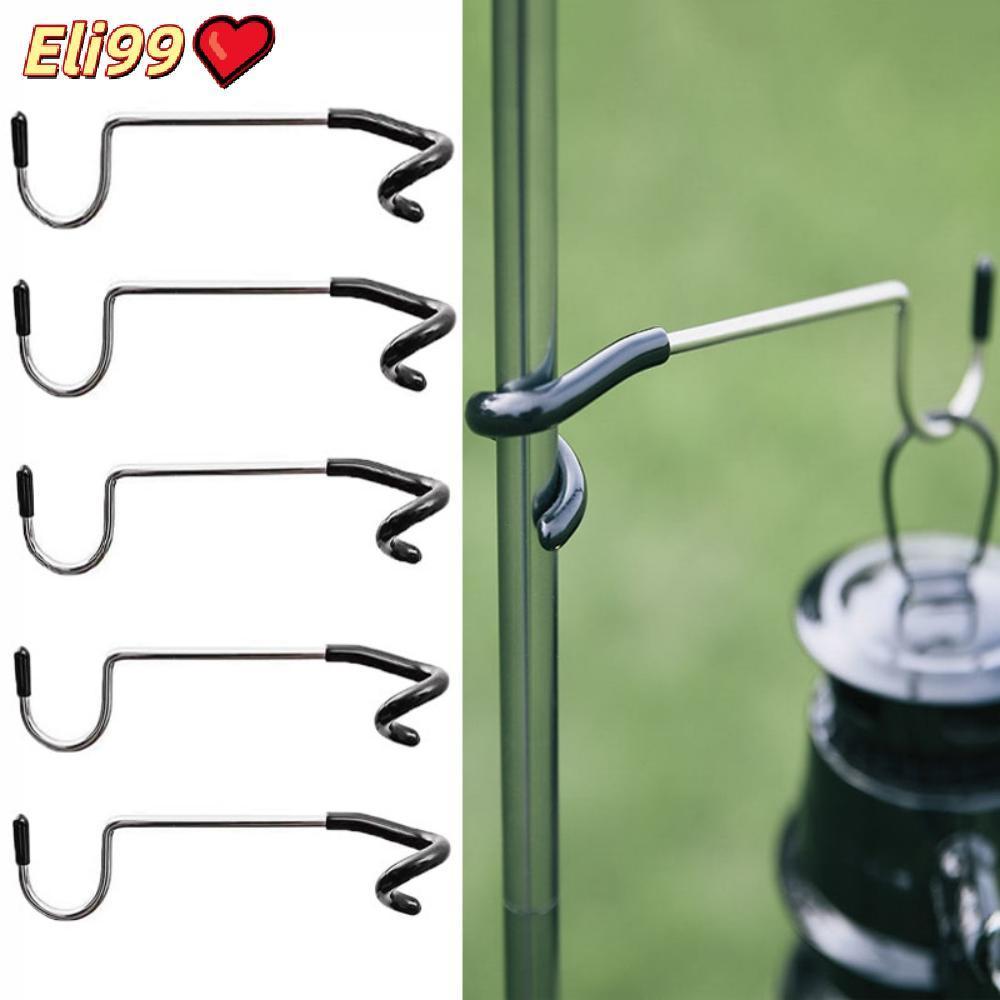 ตะขอเสาไฟสำหรับตั้งแคมป์ตะขอเกี่ยวเสาเต็นท์เสาไฟอเนกประสงค์อุปกรณ์ตั้งแคมป์กลางแจ้ง