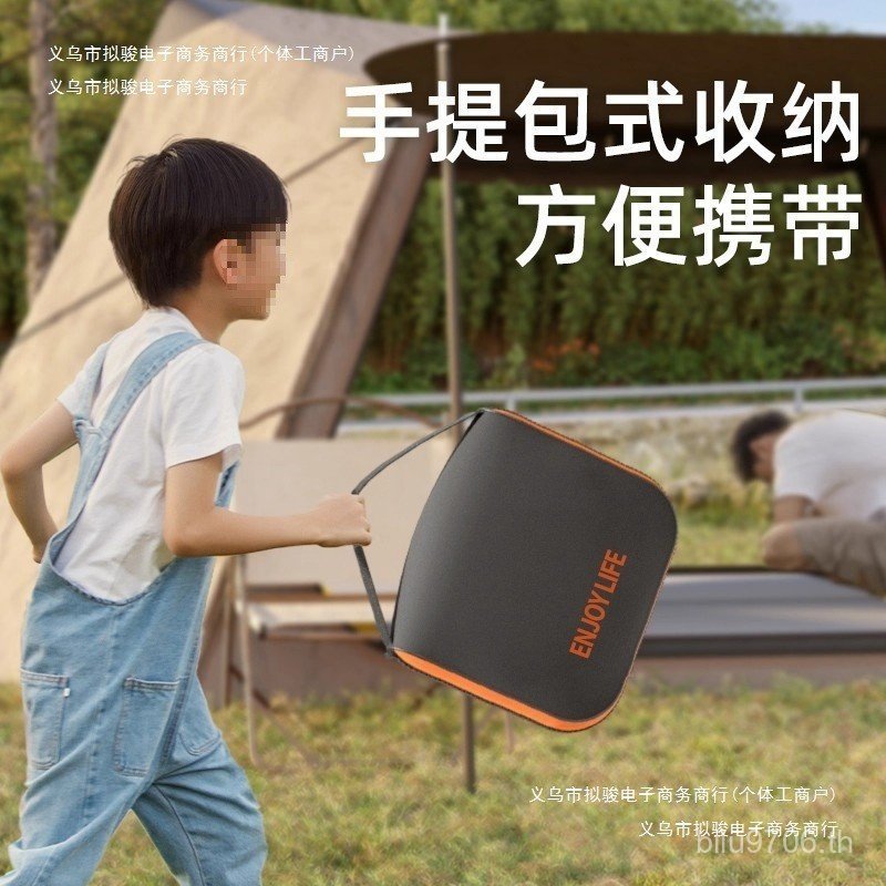 เตียงลมสำหรับแคมปิ้ง พับได้ขนาดใหญ่ พกพาสะดวกและทนทาน เหมาะสำหรับการแคมปิ้งและการเดินทางกลางแจ้ง คุณภาพนำเข้าจากยุโรป 01YX