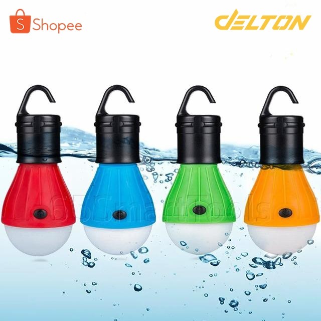 ลดพิเศษ LED Tent Lamp ไฟแคมป์ปิ้ง ไฟเต้นท์ โคมไฟ LED เข้าป่า กางเต็นท์ ตั้งแคมป์ ไฟเต้นท์แคมป์ปิ้ง สีเขียว