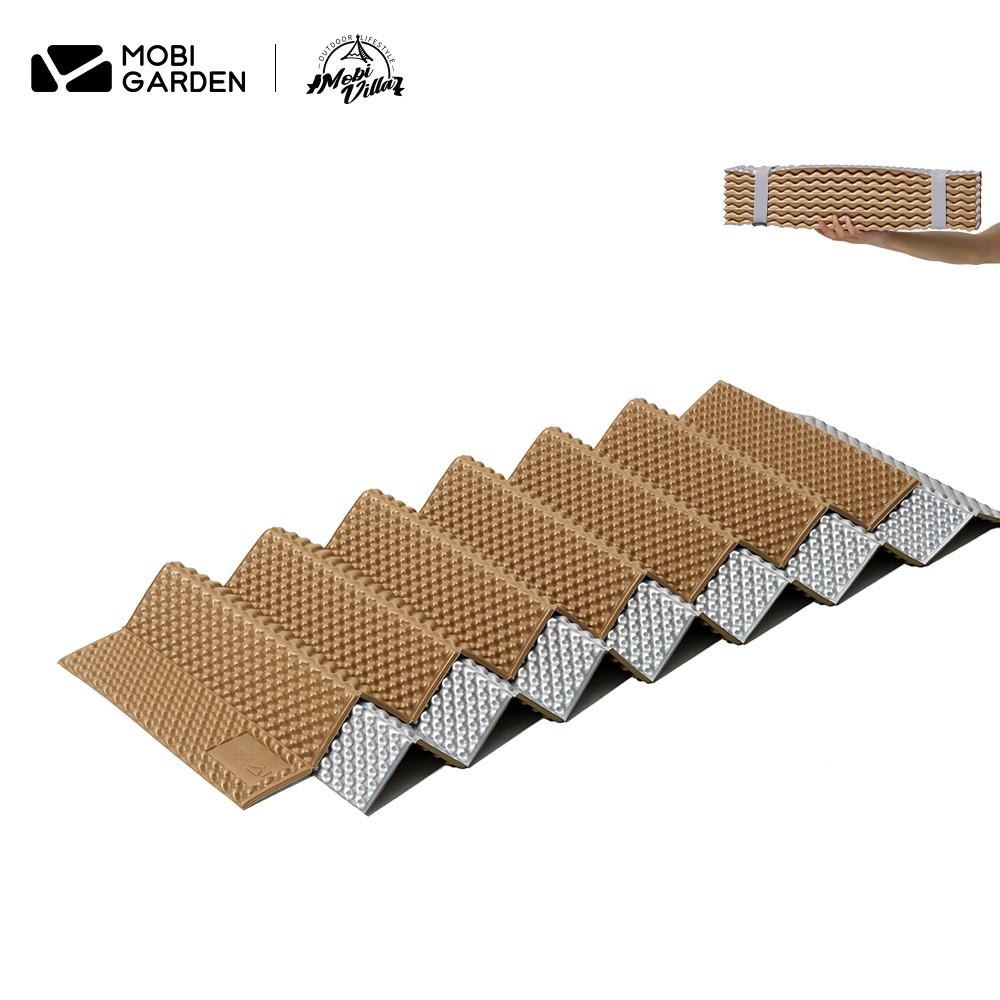 MOBI GARDEN แผ่นรองเต็นท์รูปฟองไข่ แบบพกพาสะดวก ขนาดกะทัดรัด มีไซส์เดี่ยวคู่