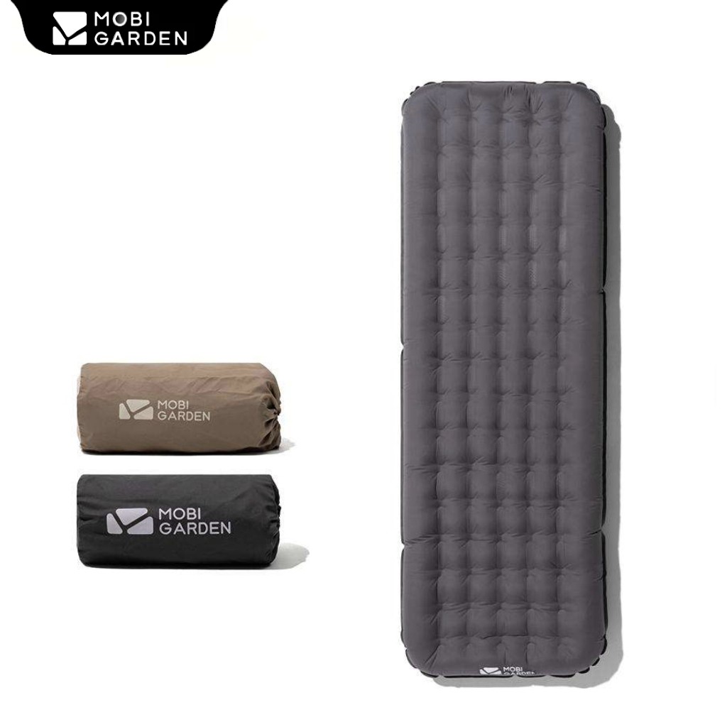 Mobi Gardenที่นอนเป่าลมสำหรับนอนกลางแจ้งแบบเดี่ยว รุ่นโมเดิร์น น้ำหนักเบา พับได้ เหมาะสำหรับใช้ในเต็นท์