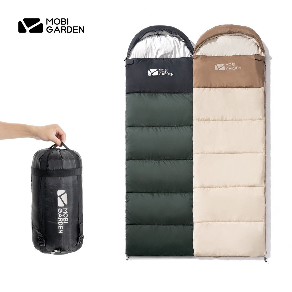 Mobi garden ถุงนอน แบบพกพา สาหรับตั้งแคมป์ เดินป่า กลางแจ้ง สานักงาน 1014kg