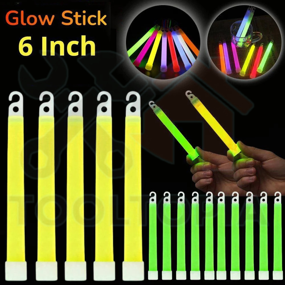 แท่งไฟฉุกเฉิน เรืองแสง 6 นิ้ว 15150 มม กลางแจ้ง Camping Rescue สาหรับตั้งแคมป์ light stick แท่งไฟปาร์ตี้ คอนเสิร์ต