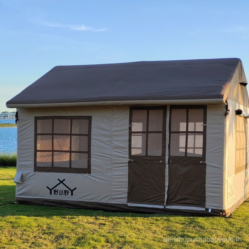 Wild Xiaoye Inflatable Small House 875 เต็นท์สแควร์กลางแจ้ง Camping ColdProof RainProof หนาแบบพกพาเก็บฤดูหนาวที่อบอุ่น