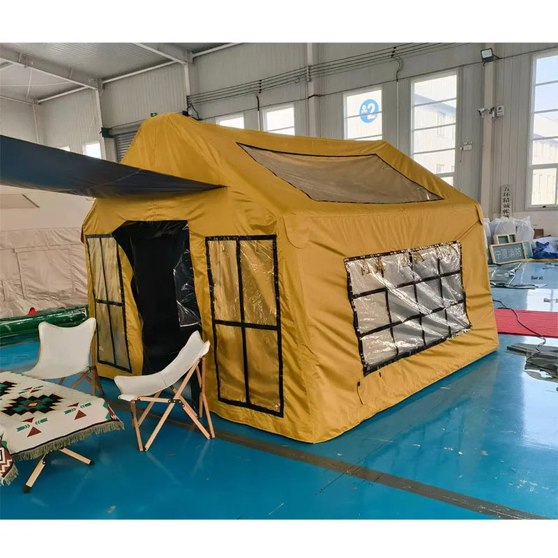 เต็นท์เป่าลมสำหรับแคมปิ้งและเดินเขา รองรับ 2 คน คุณภาพพรีเมียม