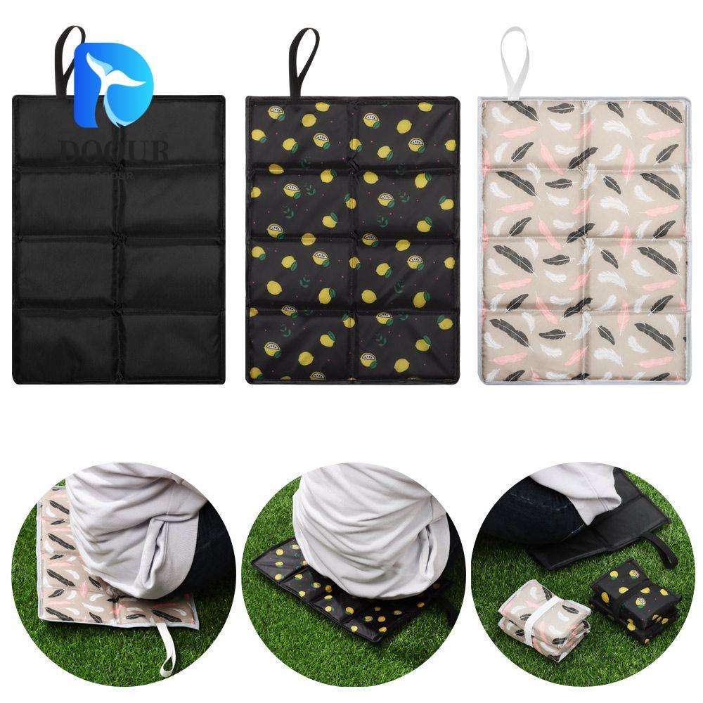 DOOUR ที่นั่งปิกนิกน้ำหนักเบาทึกระยะทาง พร้อมแผ่นรองนั่งโฟมพกพา