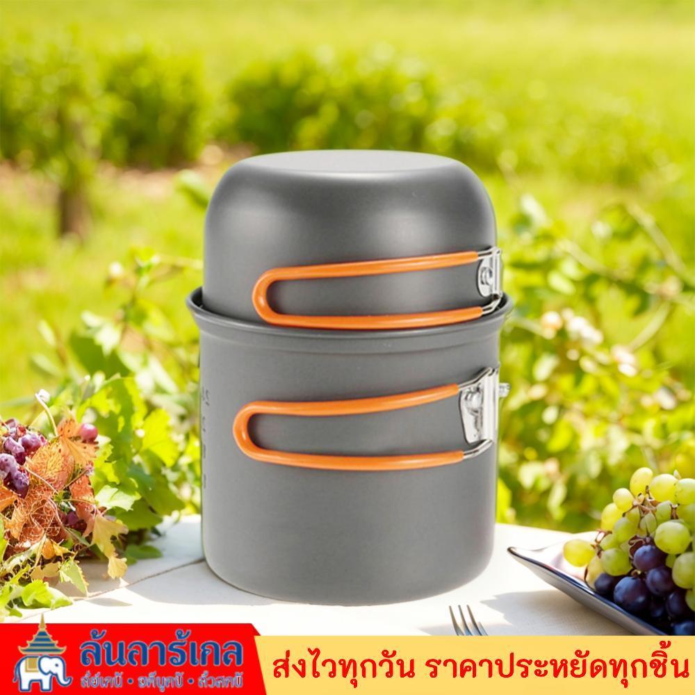 ชุดช้อนส้อมพกพาพร้อมด้ามจับ สำหรับทำบาร์บีคิว ตั้งแคมป์ สำหรับ 12 ท่าน