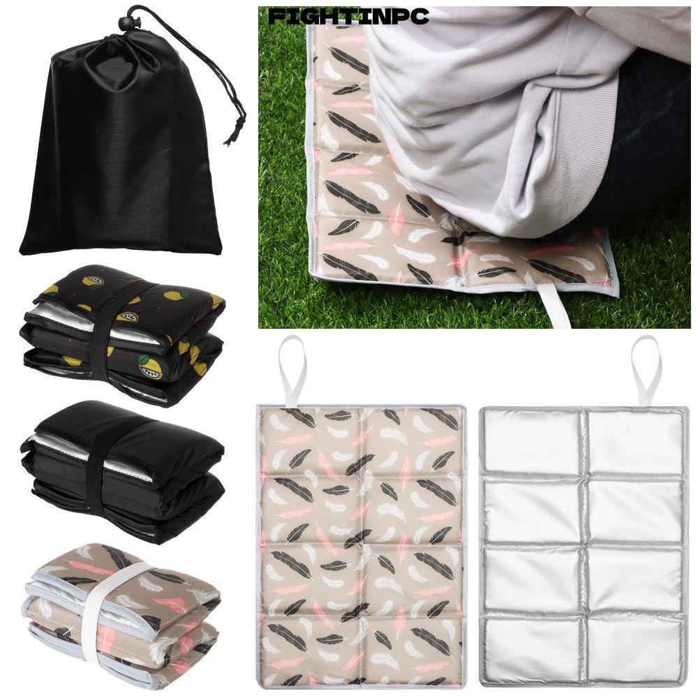 เสื่อนั่งพับได้ FIGHTINPC พลาสติกทนน้ำหนักเบา โฟมรองนุ่ม เหมาะสำหรับตั้งแคมป์และใช้ที่บ้าน