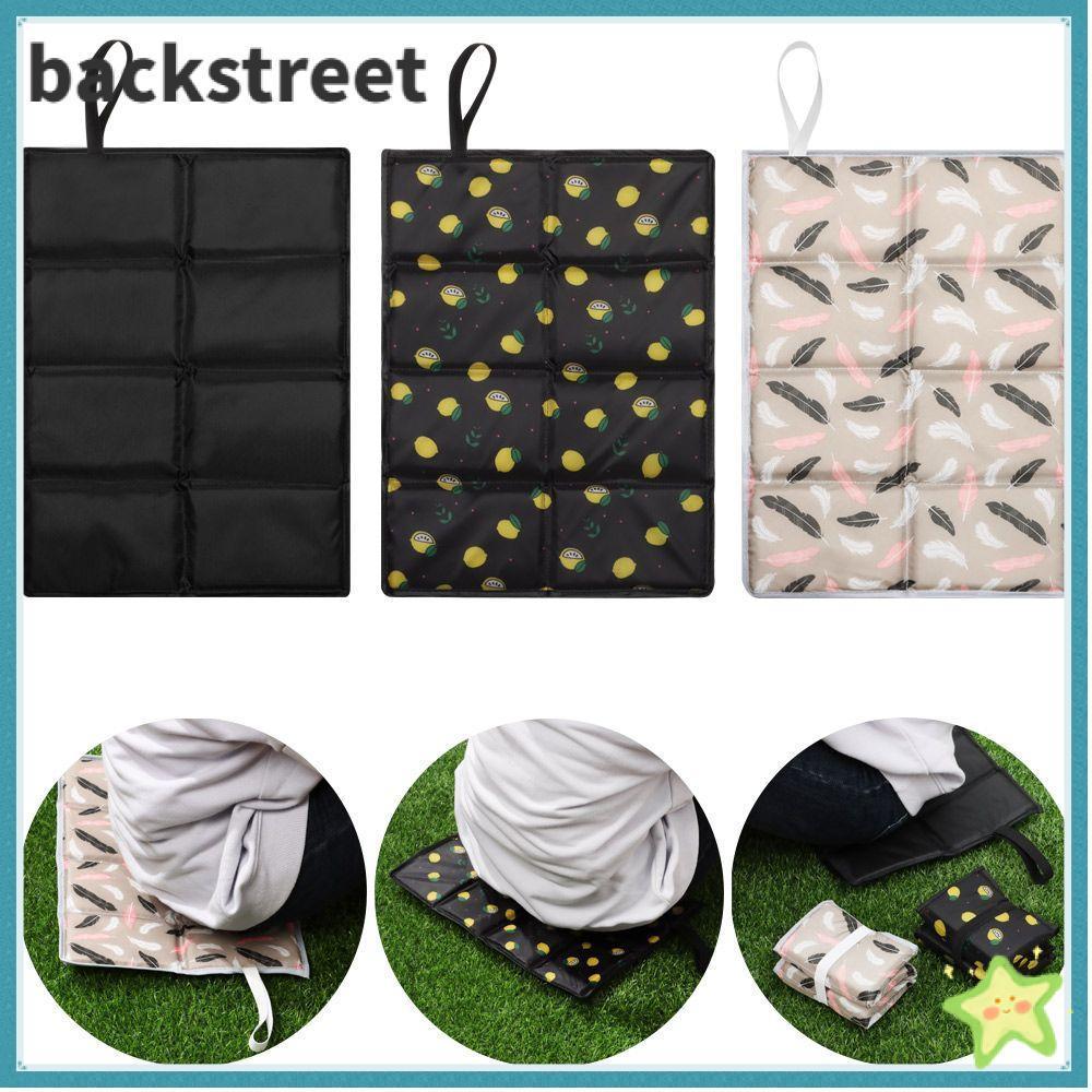 ที่นั่งพกพาสำหรับปิกนิกและเดินเขา ทำจากเนื้อClothและโฟม