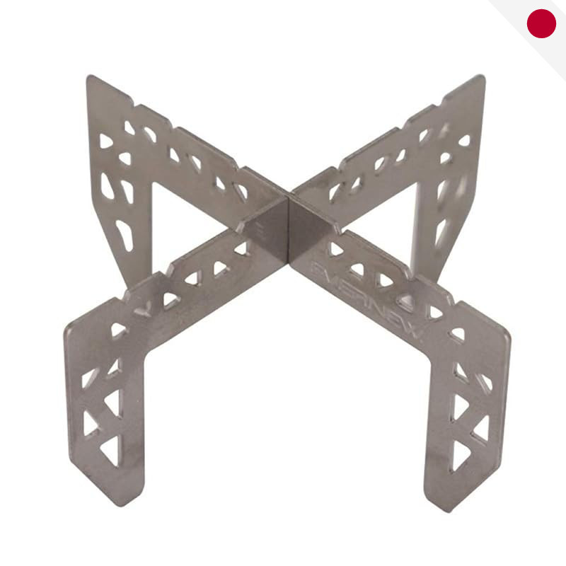 Evernew Titanium Cross Stand for Stoves