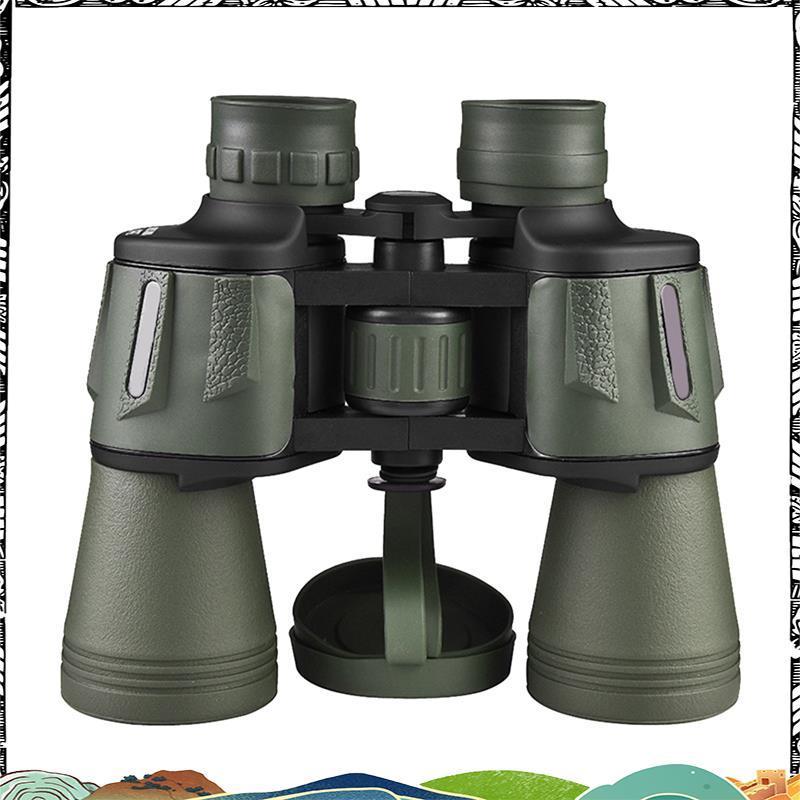กล้องโทรทรรศน์ซูเปอร์ 20×50 ซูม ความละเอียดสูง สำหรับตั้งแคมป์และการท่องเที่ยว สีเขียว ติดตั้งง่าย ใช้งานสะดวก