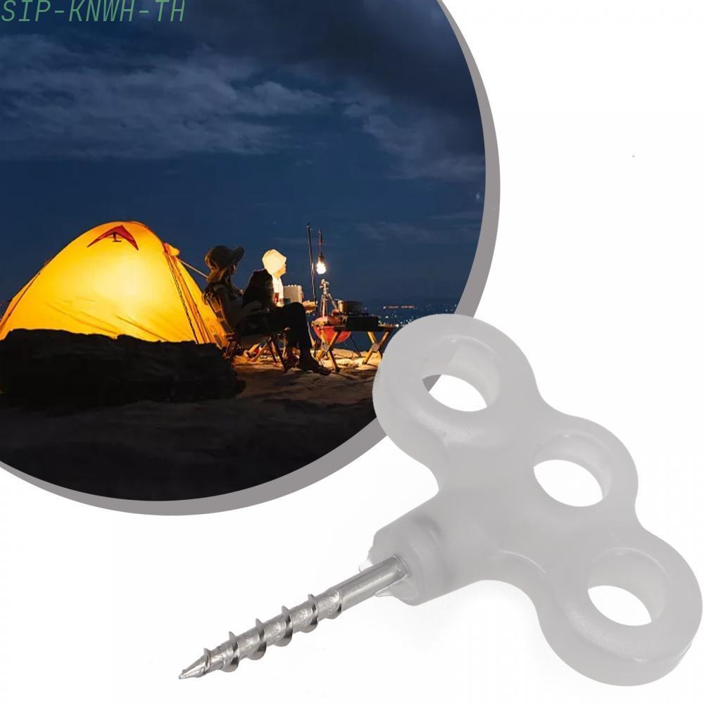 NEWLuminous Plastic Head Tent Peg Discover the Beauty of Nighttime CampingKNWHTH