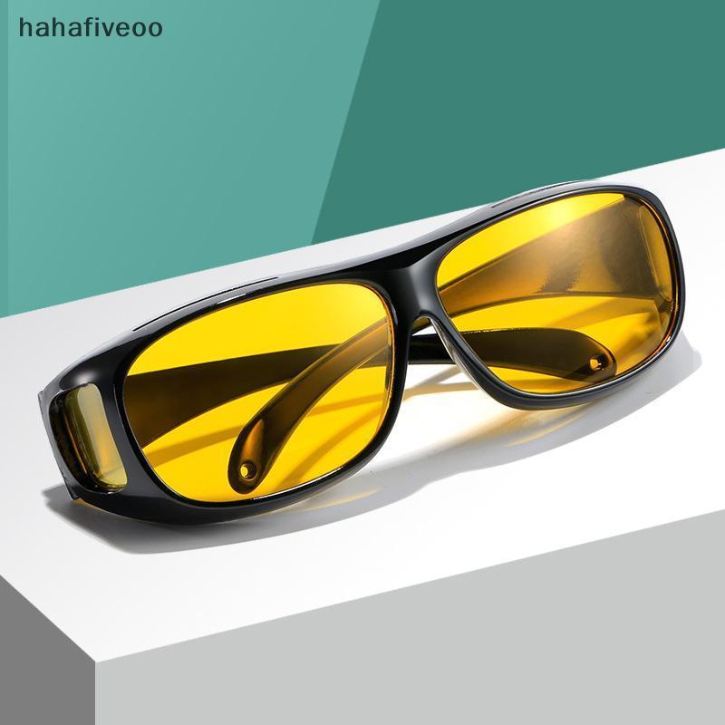 Hahaafiveoo HD NightVision แว่นตาสำหรับผู้ขับขี่ Wind UV Proof