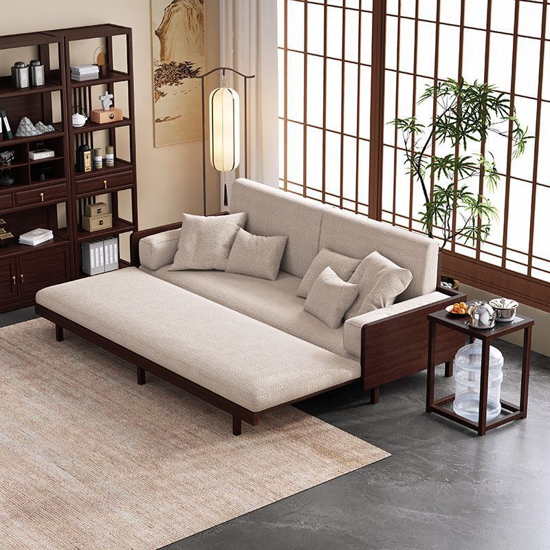 เตียงโซฟาม้วนเก็บได้แบบคู่ สไตล์ยุคกลางสำหรับห้องนั่งเล่นหรืออพาร์ทเมนท์ขนาดเล็ก