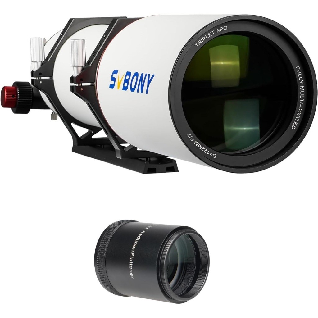 Svbony SV550 122 มมAPO กล้องโทรทรรศน์ลด 08x Flattener สาหรับ Wide Field Galaxy Nebula Imaging
