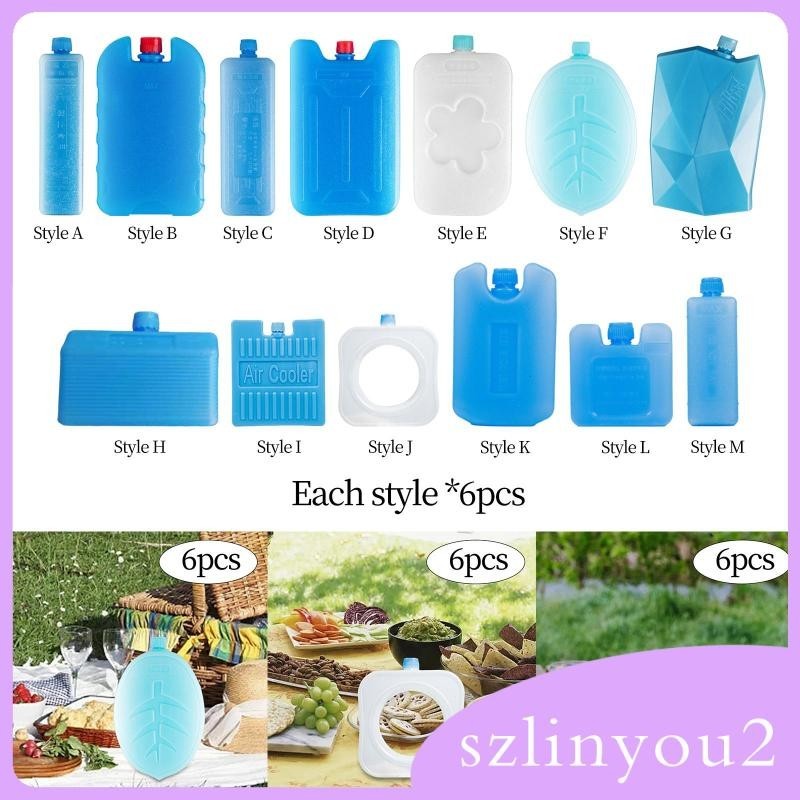 ซลินยู2 6 ชิ้นเดินทางบล็อกนามาใช้ใหม่แพ็คสาหรับกลางแจ้งบ้าน