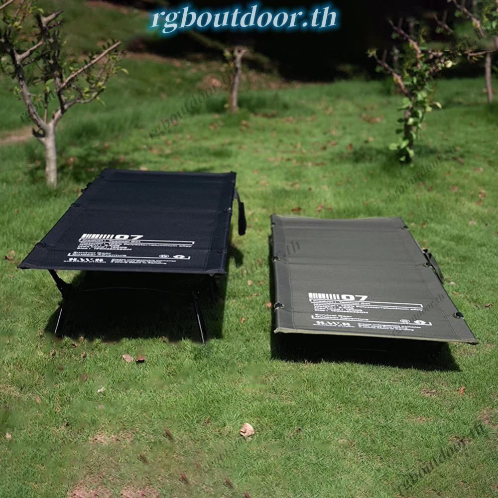 เปลแคมป์ปิ้งแบบพกพารองรับเตียงเดี่ยวพับได้ 150 กก สาหรับแคมป์ปิ้งท่องเที่ยว RV